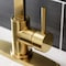 Gourmetier LS8713DLSP Single-Handle Kitchen Faucet with Side Sprayer, Brushed Brass LS8713DLSP - alternate 6